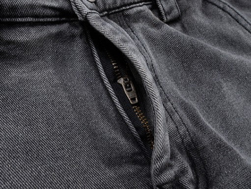 Stylish Men's Double Layer Stitched Ruffle Straight-Leg Trousers