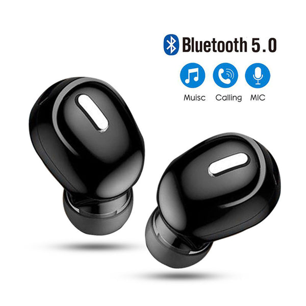 Bluetooth 5.0 Wireless Mini Earphone - Hands-Free Calling & Music