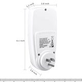 Digital Power Saving Energy Monitor Watt Amp Volt KWh Meter Electricity Analyzer Power Meter Plug, Power Consumption Monitor   With Digital LCD Display