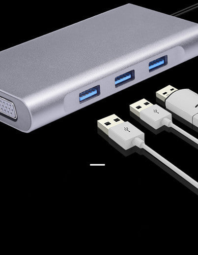 10-in-1 MacBook USB-C Hub with PD Power Delivery - Universal Docking Station