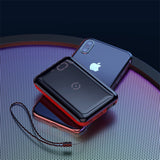 Premium 10000mAh Wireless Power Bank with LED Digital Display - Compact Fast Charging Portable Battery