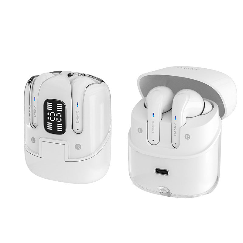 Wireless Bluetooth Earbuds DX16 - Gaming Headset with Digital Display & Noise Reduction