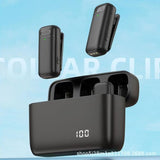 Professional K6 Wireless Collar Clip Microphone - Dual Channel System for Live Streaming & Broadcasting