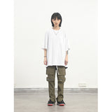 Multi-Pocket Tactical Cargo Pants - Loose Fit Casual Trousers for Men