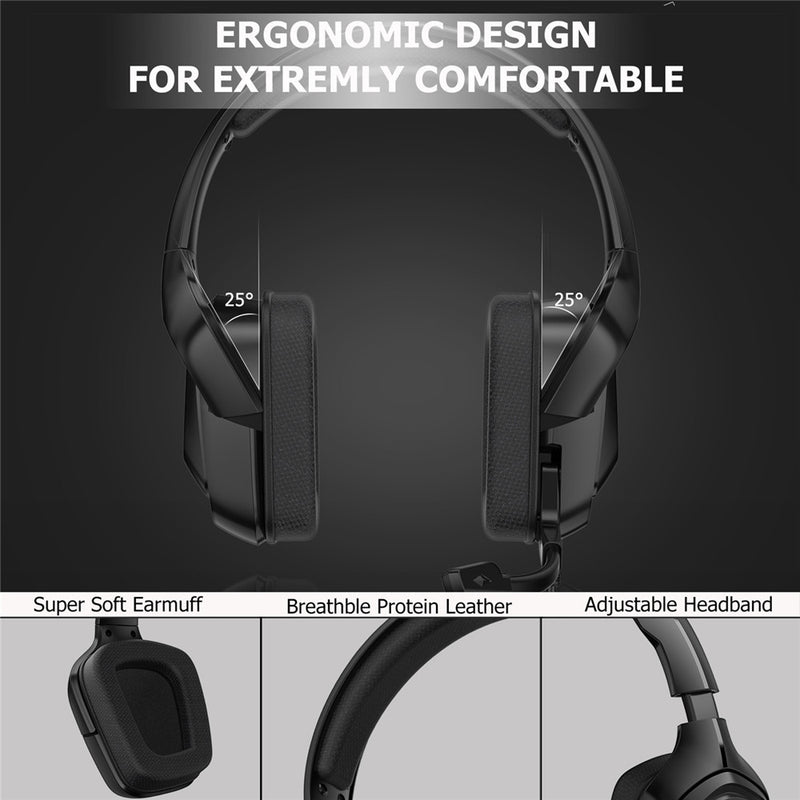 Wireless Bluetooth Camouflage Gaming Headphones - Premium Sound Quality