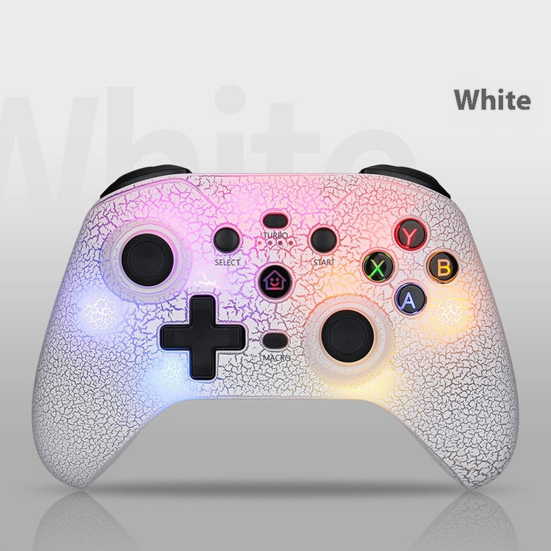Ultimate RGB Gaming Controller - Multi-Platform Wireless Gamepad with Dazzling Light Effects