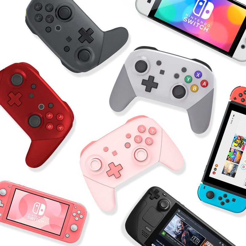 Wireless Gaming Controller - Nintendo Switch Compatible Handle with Motion Control
