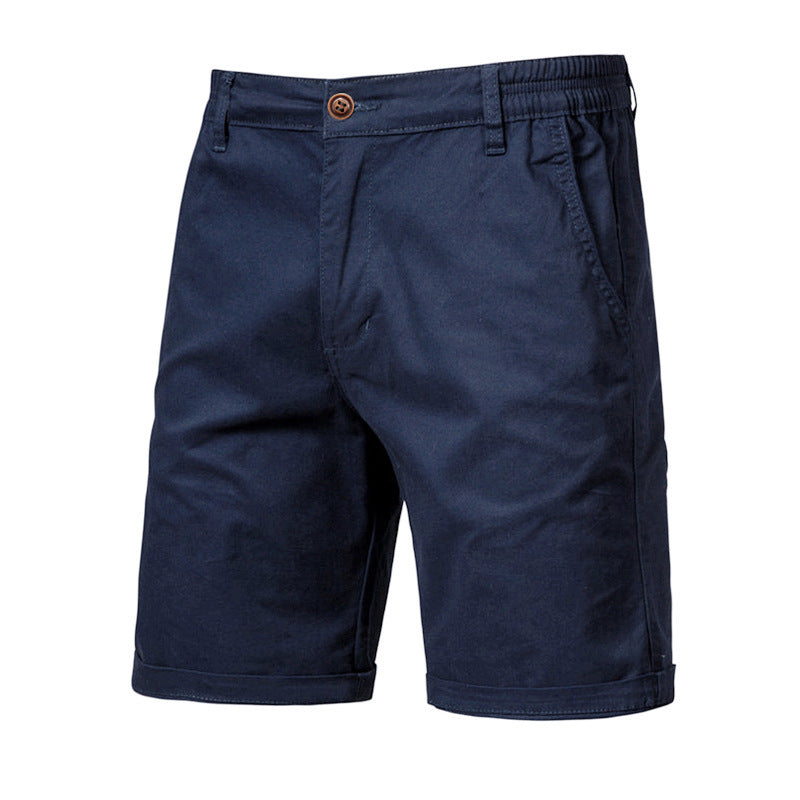 Casual Cotton Cropped Pants - Straight Slim Fit Men's Summer Shorts