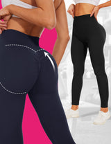 Premium High-Rise Seamless Leggings - Dark Gray Athletic Wear