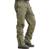 Tactical Mountaineering Cargo Pants - Men's Loose Fit Camouflage Military Trousers