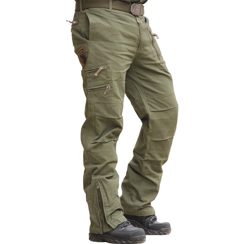 Tactical Mountaineering Cargo Pants - Men's Loose Fit Camouflage Military Trousers