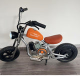 Adventure Electric Bike for Kids - 18V 3-Speed Lightweight Steel Frame Motorcycle for Ages 3-7
