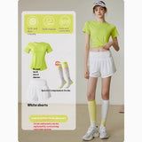 Premium Women's Athletic Yoga Set - Long Sleeve Running & Tennis Suit