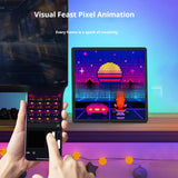Interactive LED Pixel Gaming Display - 64x64 Bluetooth Desktop Art Frame