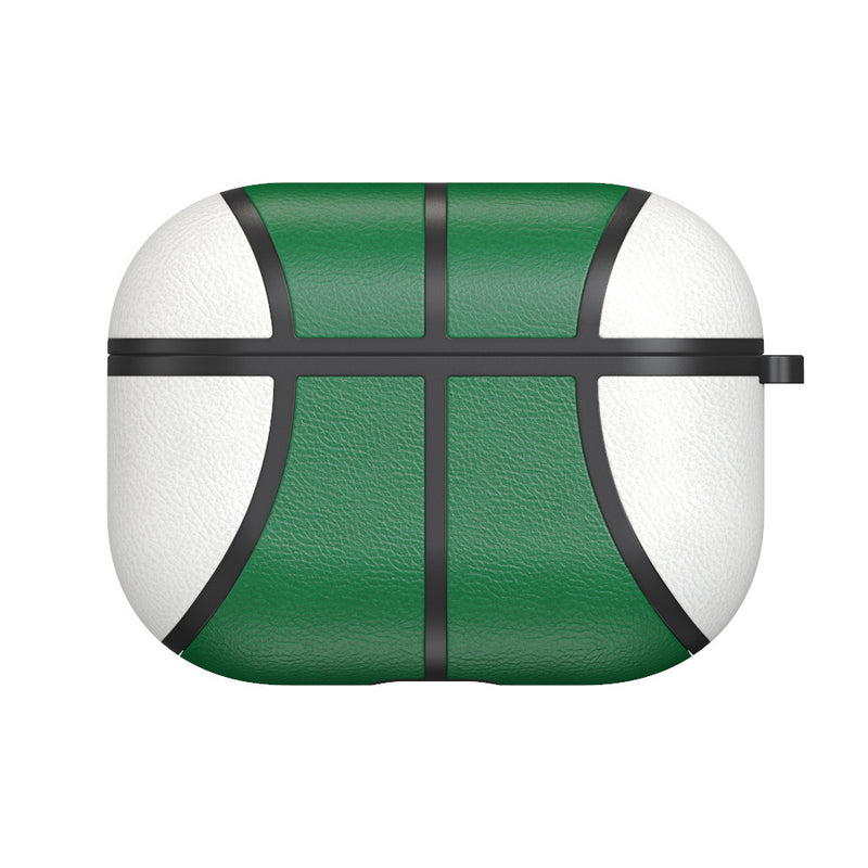 NBA Basketball Leather AirPods Pro Case - Handmade Protective Cover with Anti-Fall Design