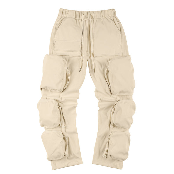 Stylish Hip-Hop Loose Casual Cargo Leggings - European American Streetwear