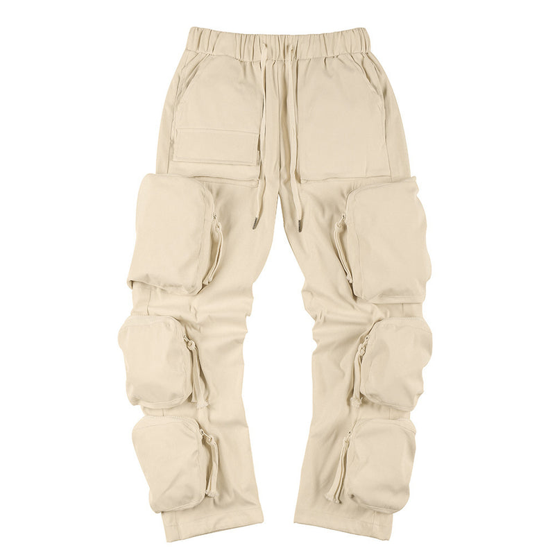 Stylish Hip-Hop Loose Casual Cargo Leggings - European American Streetwear