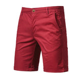 Casual Cotton Cropped Pants - Straight Slim Fit Men's Summer Shorts