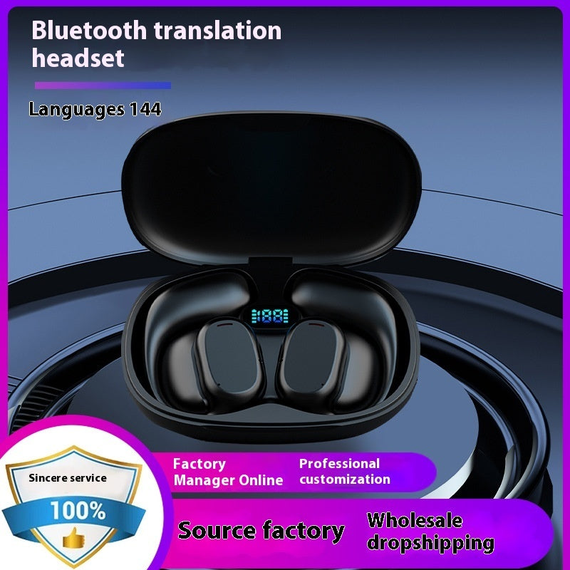 Smart AI Translation Earbuds - Real-Time Multi-Language Wireless Bluetooth Headphones