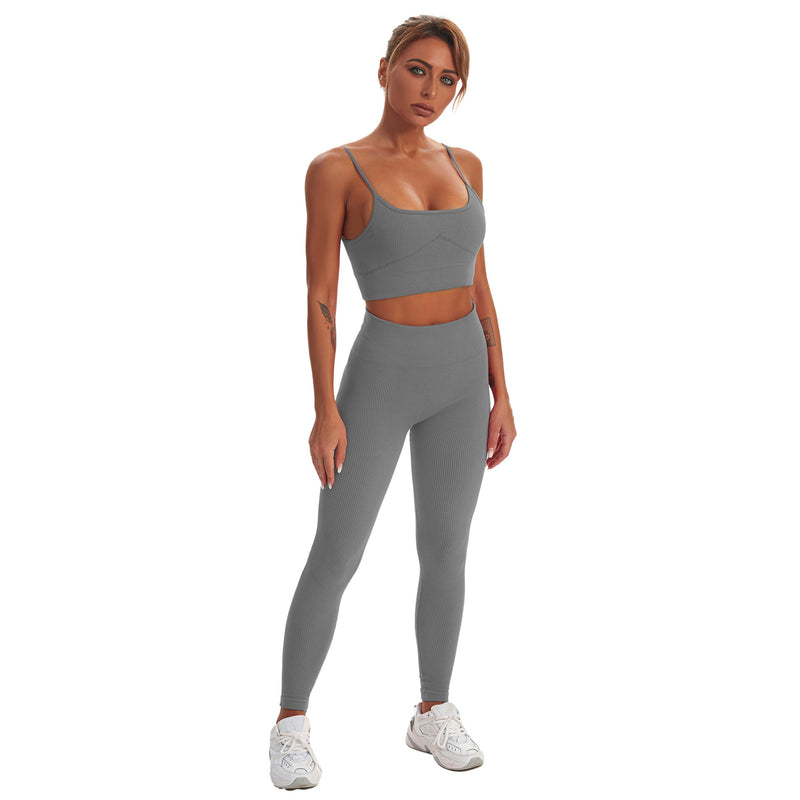 Premium Seamless Sports Set - Moisture-Wicking Yoga & Gym Wear