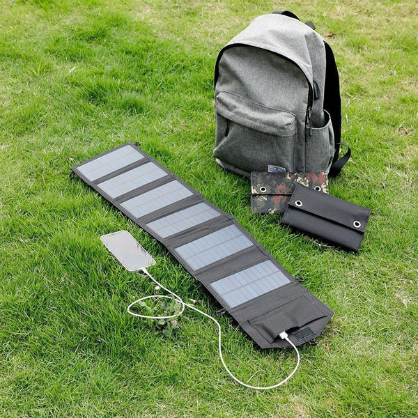 Premium Solar Charging Panel - Portable Outdoor Power Bank Solution