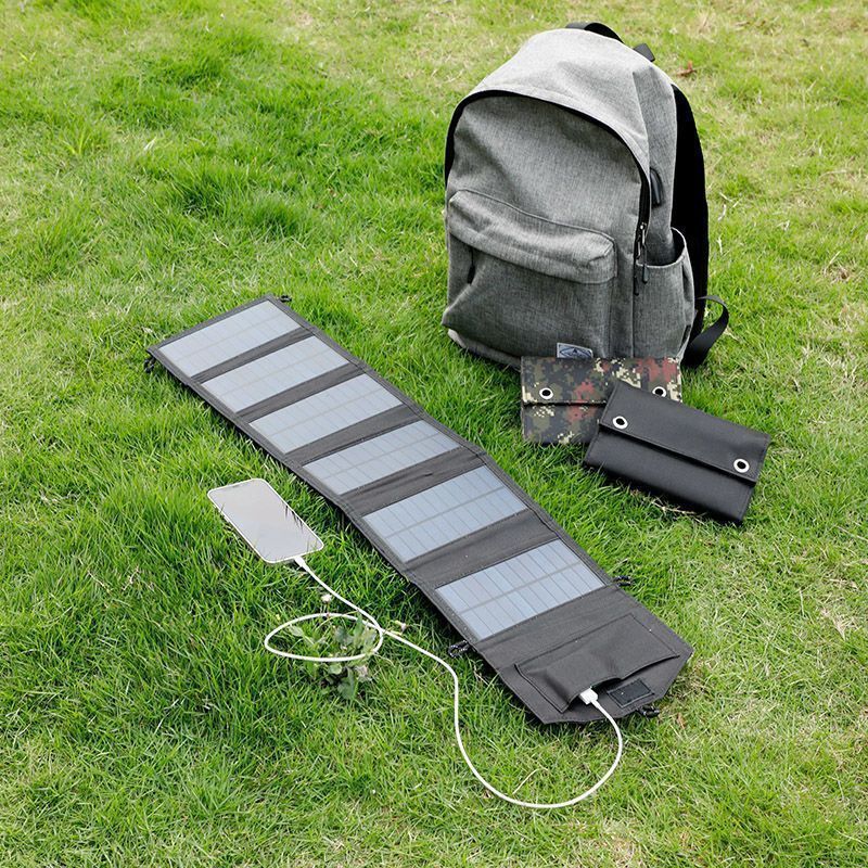 Premium Solar Charging Panel - Portable Outdoor Power Bank Solution