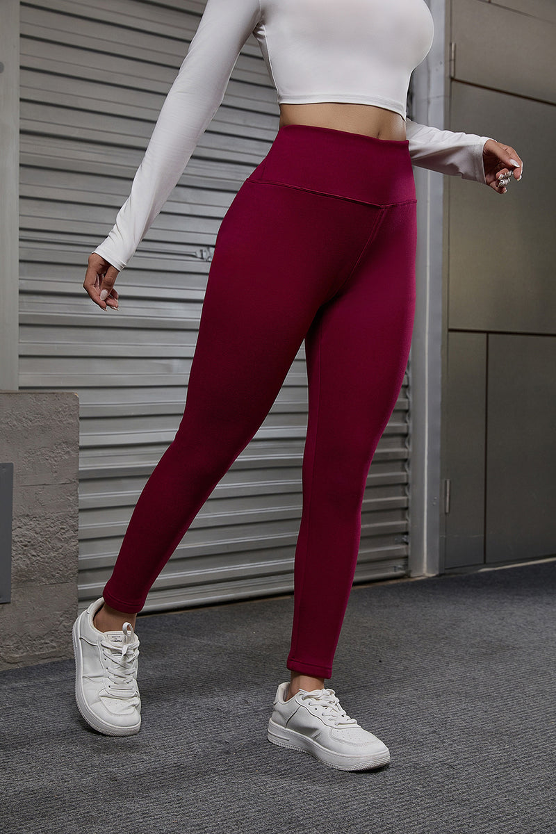 Premium Velvet High-Waist Leggings - Hip-Lifting Athletic Tights