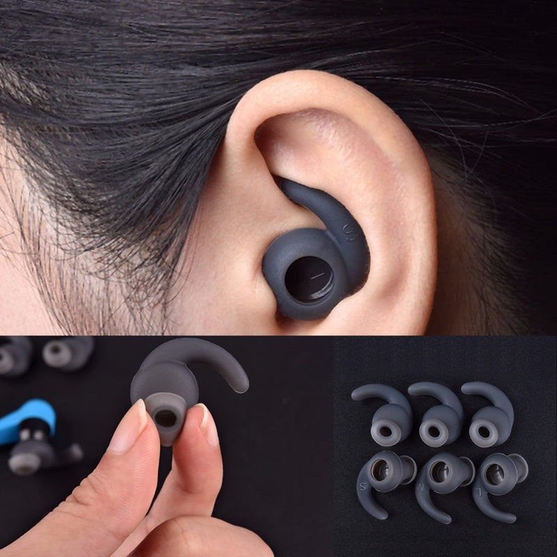 Bluetooth Headset Silicone Earplugs - 3 Pairs Multi-Size Comfort Set