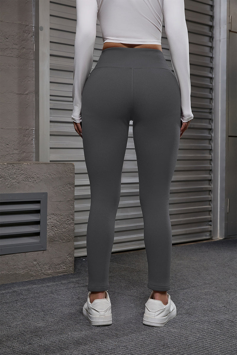 Premium Velvet High-Waist Leggings - Hip-Lifting Athletic Tights