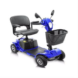 Premium 4-Wheel Electric Mobility Scooter - Foldable Travel Scooter with LED Lights for Seniors