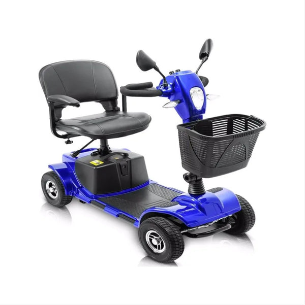4 Wheel Mobility Scooters, Upgrade Electric Power Mobile Scooter For Seniors Adult With Lights Collapsible And Compact Duty Travel W