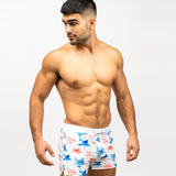 Premium Plus Size Beach Swimming Trunks - Loose Fit Boxer Style Swimwear for Men