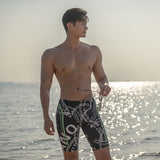 Professional Men's Swimming Trunks - Quick Dry Boxer Style Swimwear