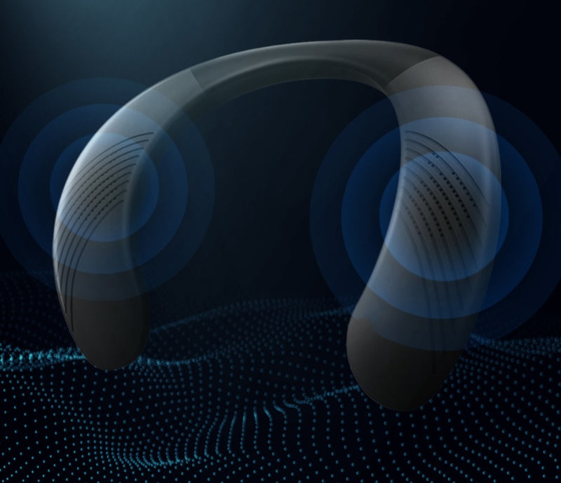 Innovative Wearable Bluetooth Neckband Speaker - 3D Surround Sound Experience
