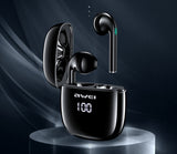 Wireless Bluetooth 5.0 Earbuds with Active Noise Cancellation & Digital Display