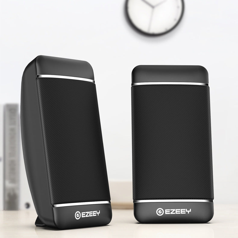 Professional USB Desktop Speakers - Compact 2.5W Stereo Audio System