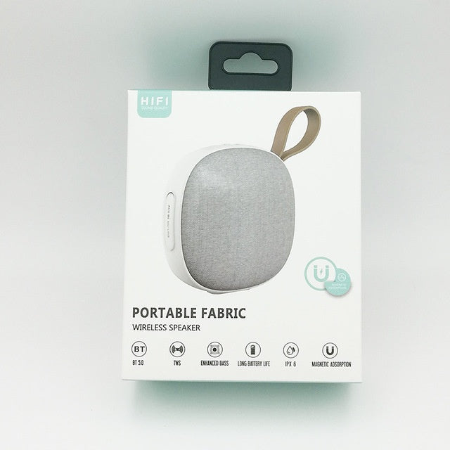 Portable Magnetic Bluetooth Speaker - Waterproof IPX6 Wireless Audio with Heavy Bass