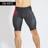 Stylish Men's Five Point Boxer Swimming Trunks - Quick Dry Polyester Swim Shorts