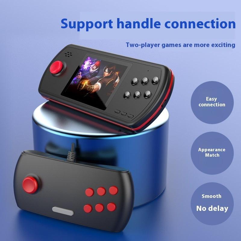 Retro Gaming Console - 16-Bit Handheld Game Machine with 3D Joystick