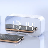 Smart Bluetooth Alarm Clock Speaker - Wireless Audio with FM Radio & LED Display