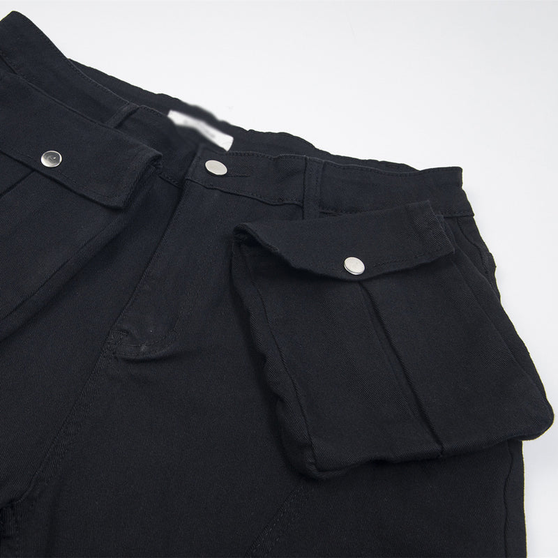Stylish Bootcut Work Trousers - Cotton Blend Cargo Pants for Men & Women
