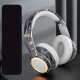 Wireless Bluetooth 5.2 Headphones with LED Illumination - 1800mAh Long Battery Life