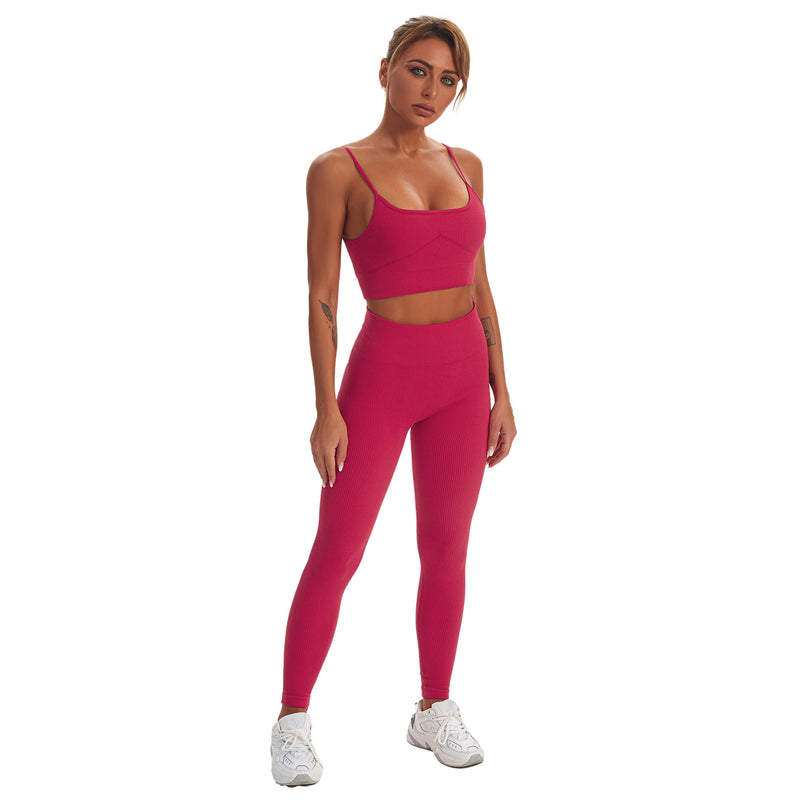 Premium Seamless Sports Set - Moisture-Wicking Yoga & Gym Wear