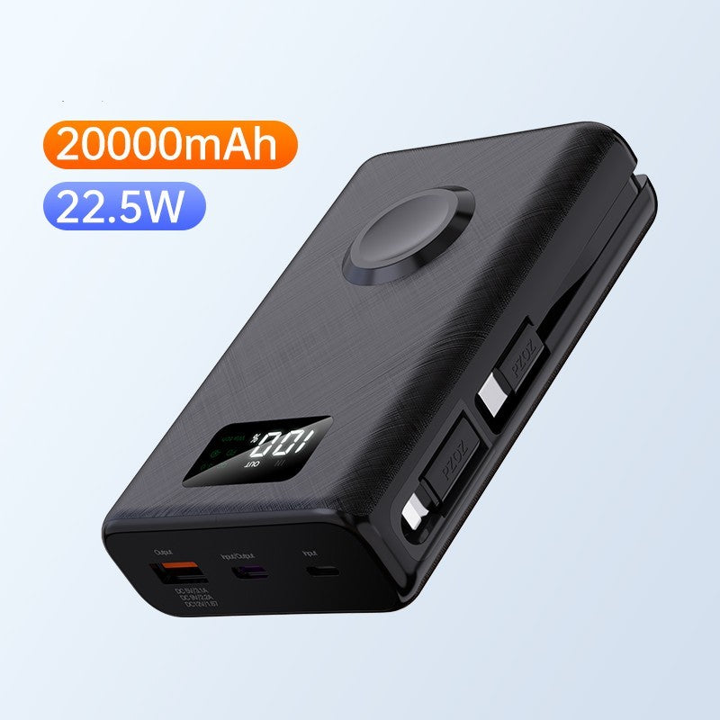 Premium 7-in-1 Wireless Power Bank with Magnetic Charging Stand - 22.5W Fast Charging
