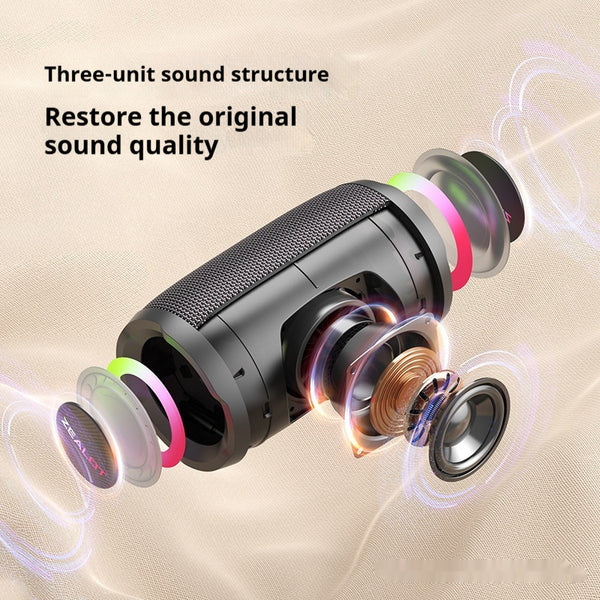Wireless Karaoke Bluetooth Speaker with Microphone - 20W Portable Audio System