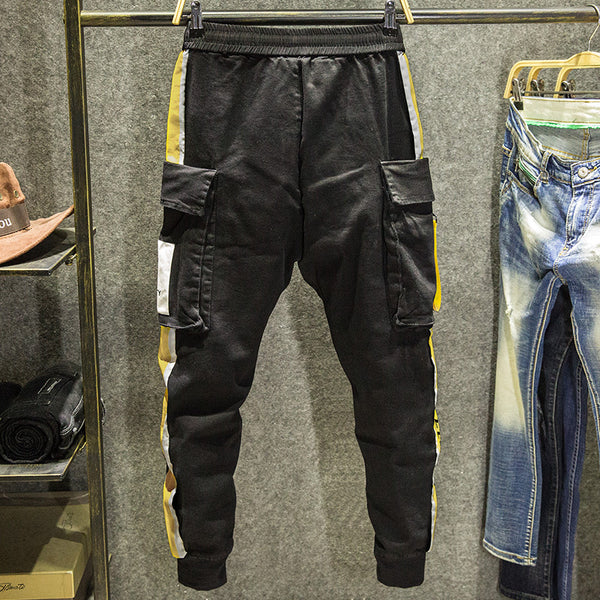 Professional Multi-Pocket Cargo Jeans - Tactical Workwear for Men Size 29