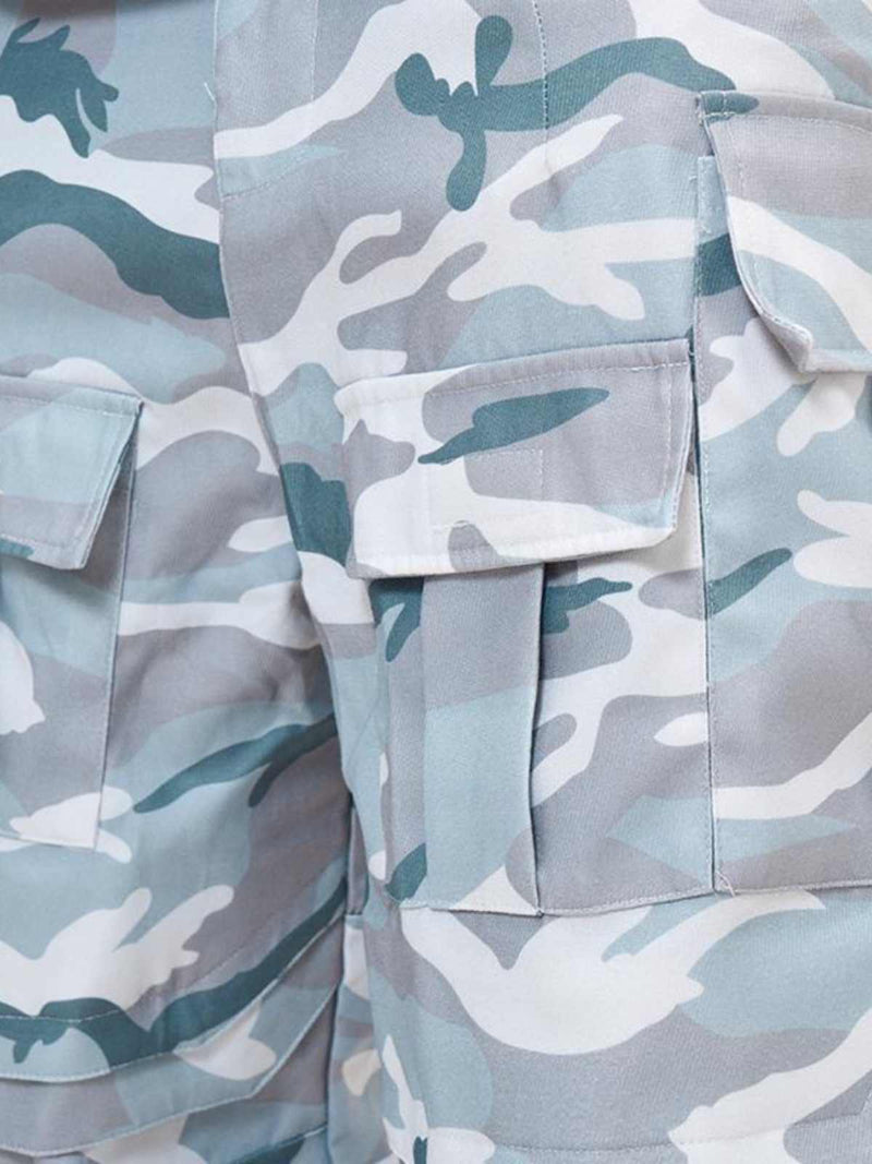 Tactical Multi-Pocket Camouflage Cargo Pants - Men's Loose Fit Workwear Trousers