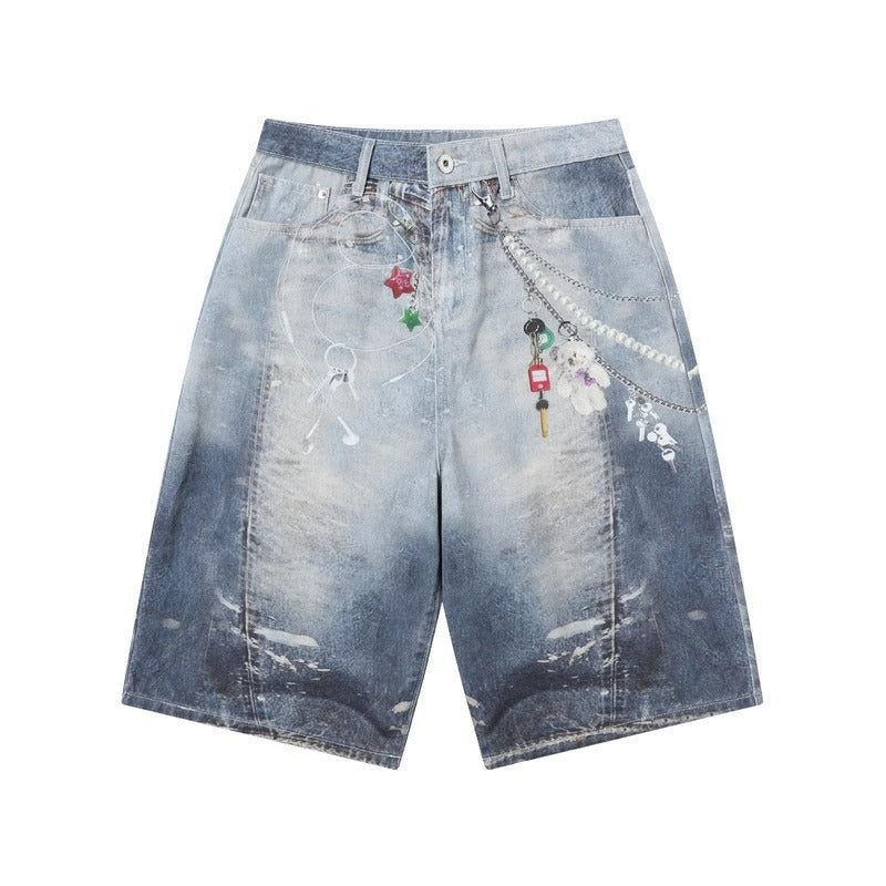 Stylish Men's Cotton Capri Pants - Loose Fit Summer Casual Shorts
