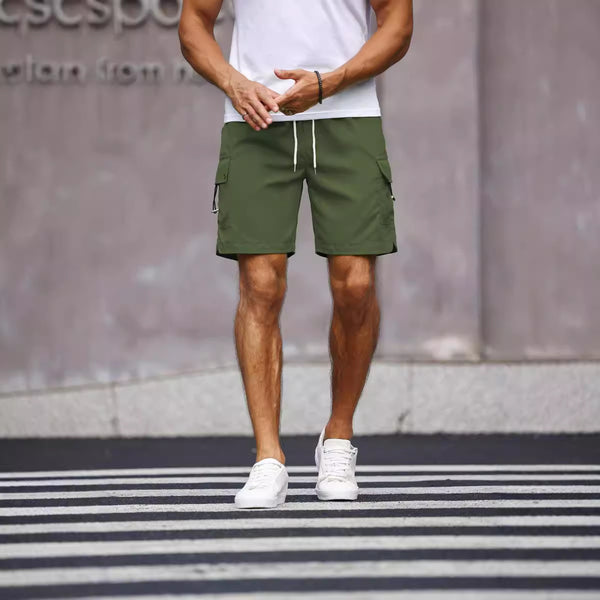 Comfortable Men's Summer Workwear Shorts - Loose Fit Plus Size Casual Shorts