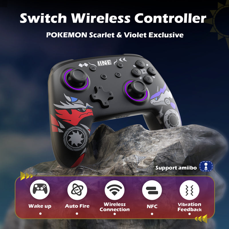 Premium NFC Wireless Gaming Controller Handle with Protective Shell Cover